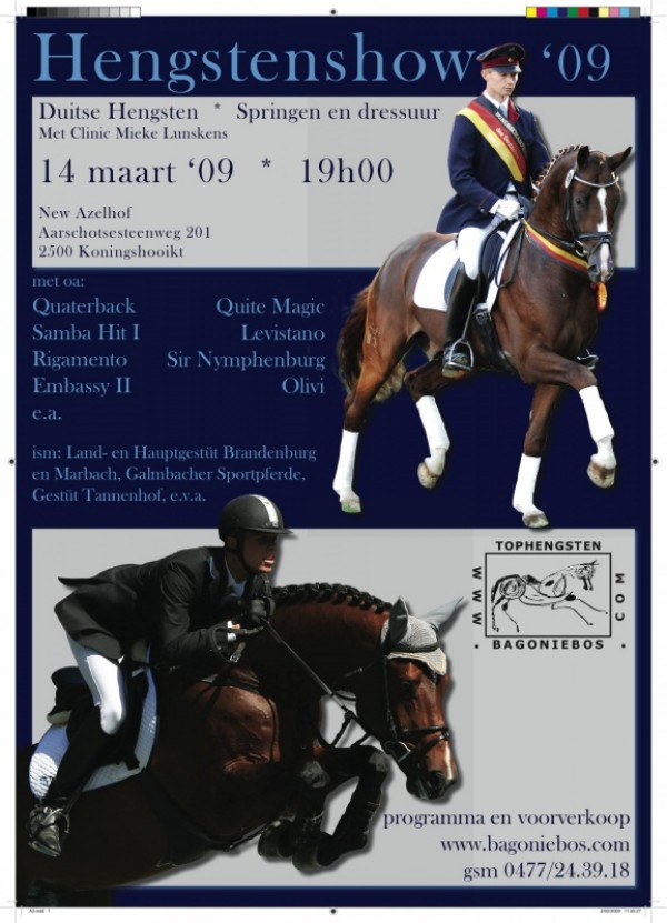 Kaartenverkoop Hengstenshow 14 maart