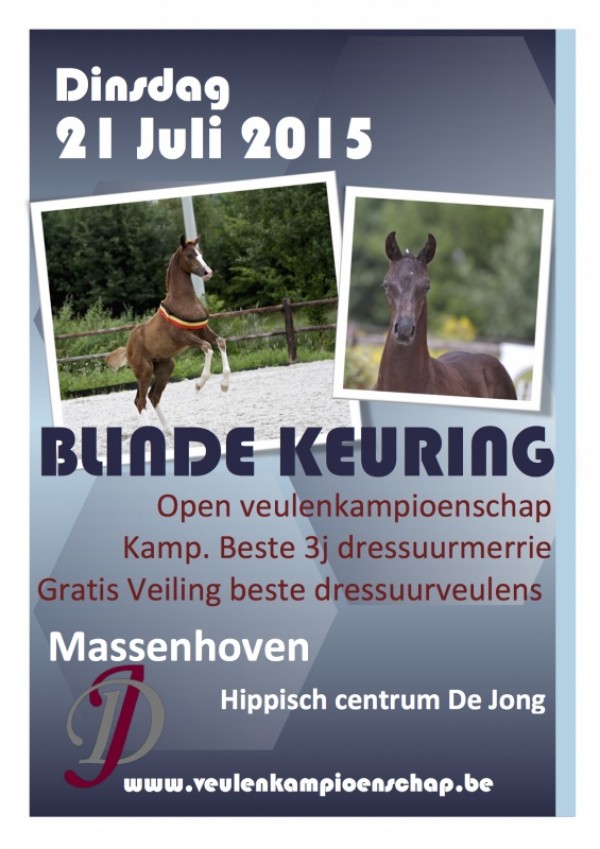 De blinde keuring te MASSENHOVEN op 21 juli!